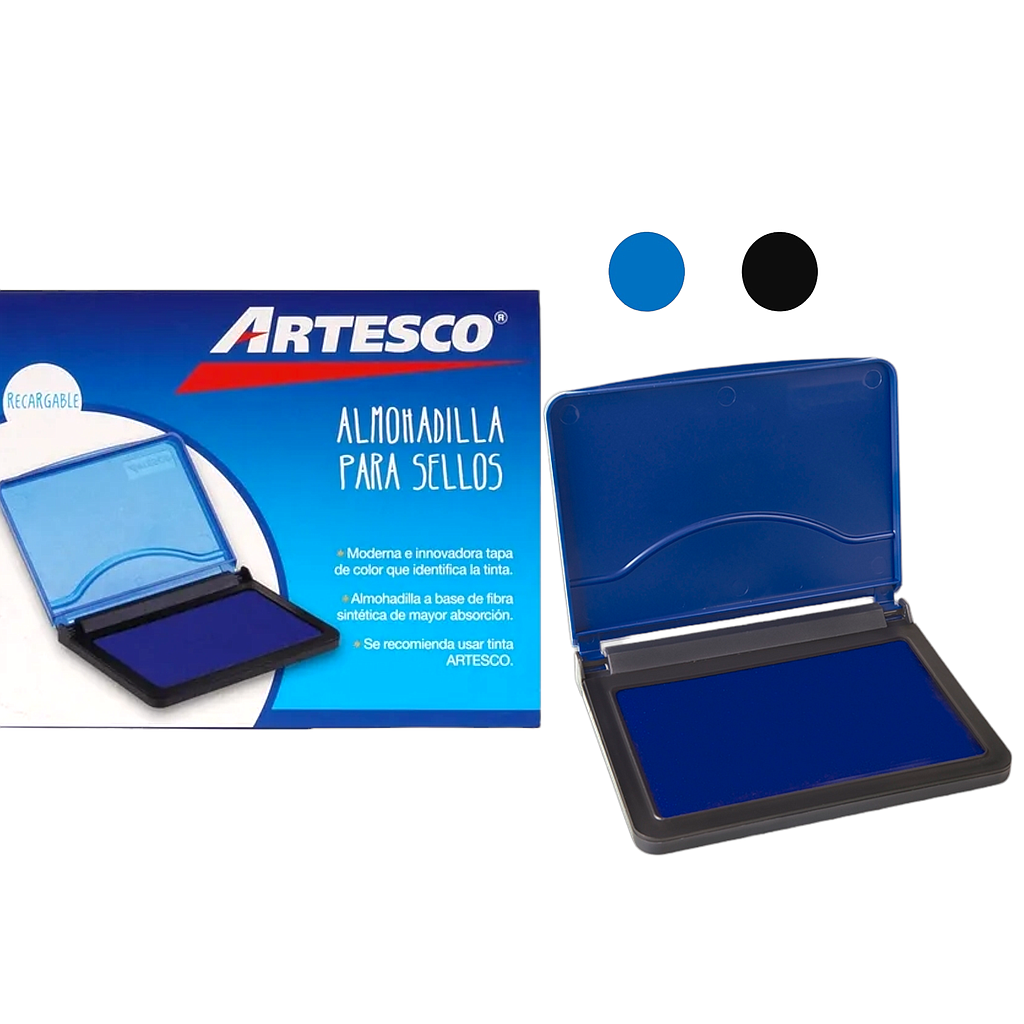 Almohadilla Tinta Azul